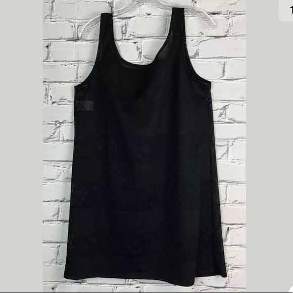Speedo Other - 🍒3/$25 Speedo Stripe Swim Sheer Cover Top Tank M